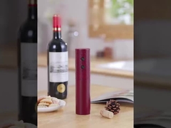 Siyah Kırmızı ABS Şarj edilebilir Elektrikli Şişe Açı 3 Saat Şarj Süresi